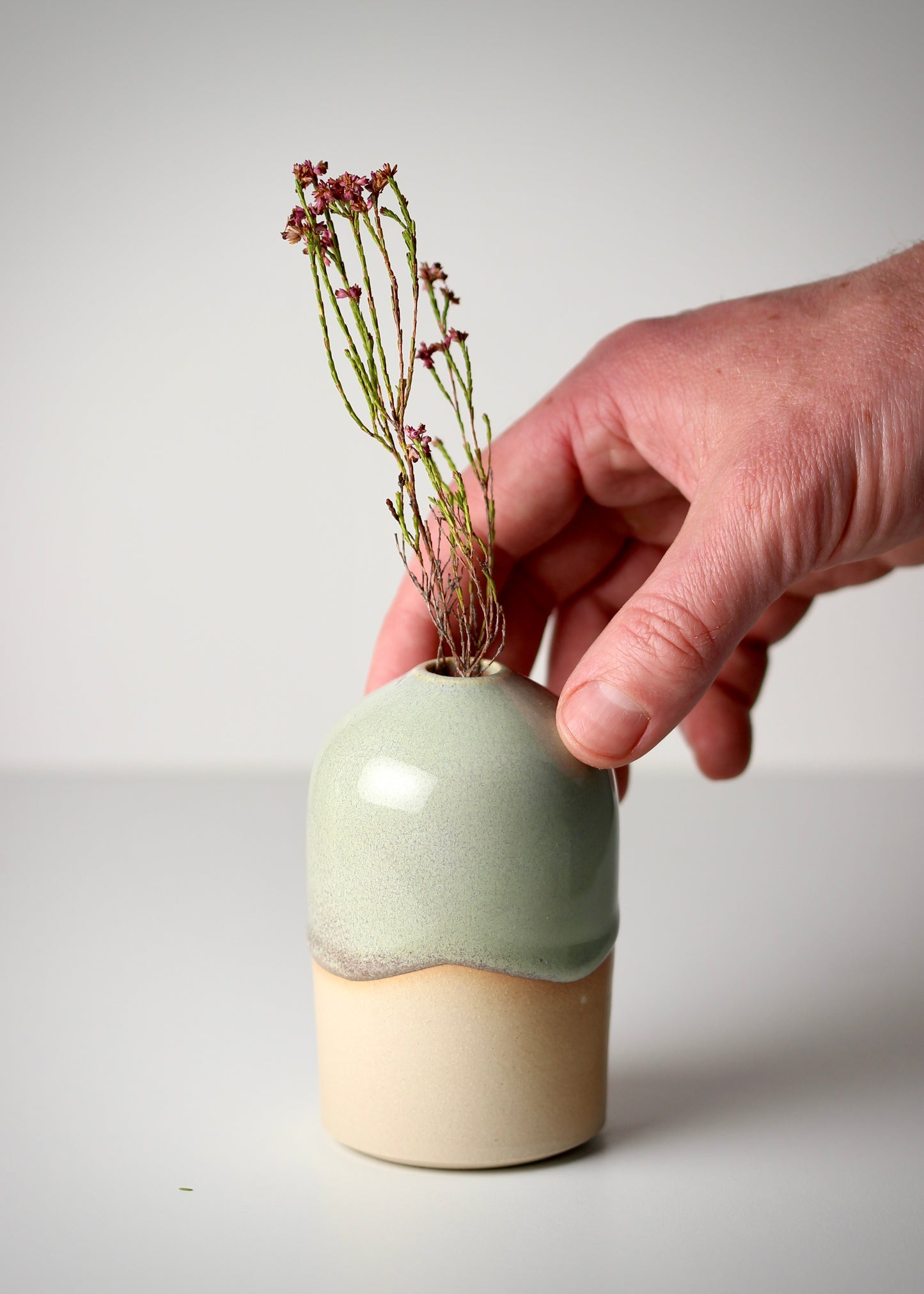 (NEW) Bud Vase, Forest Mist