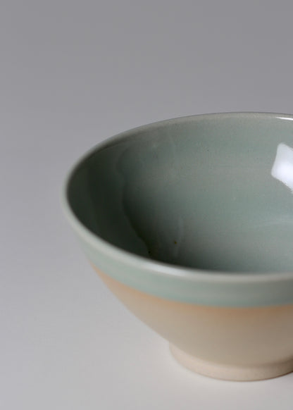 (NEW) Small Bowl, Sky Mist Rim