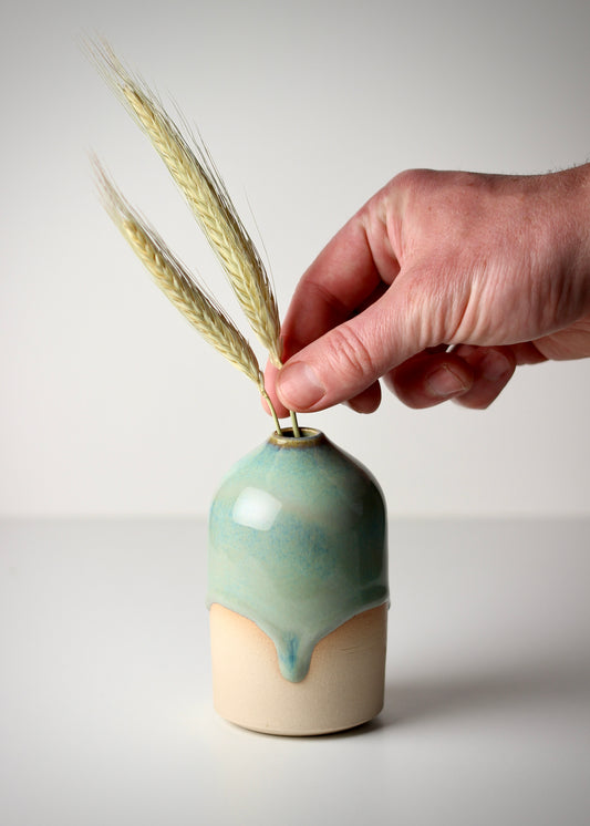 Bud Vase, Emerald Shore