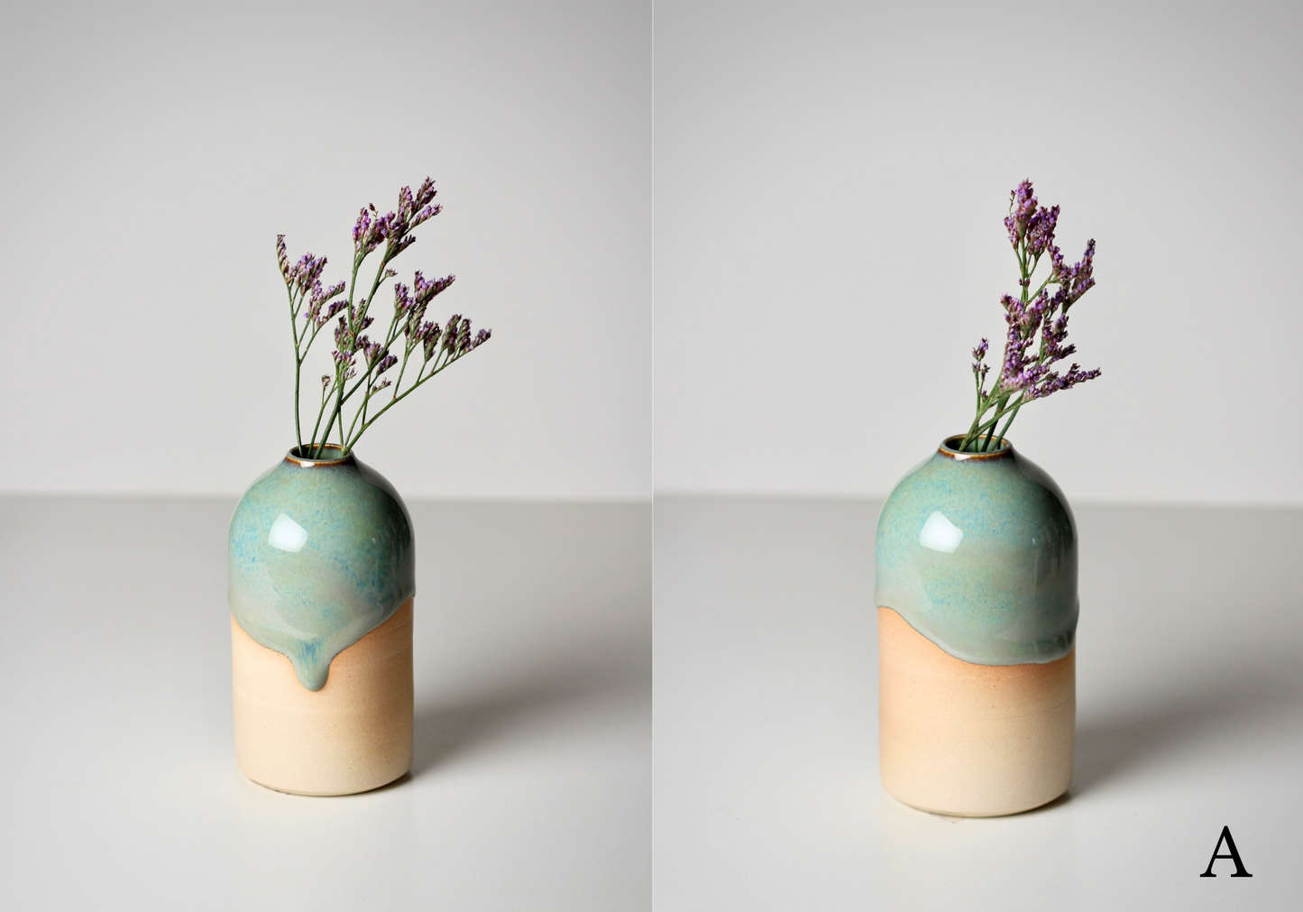 (NEW) Bud Vase, Emerald Shore