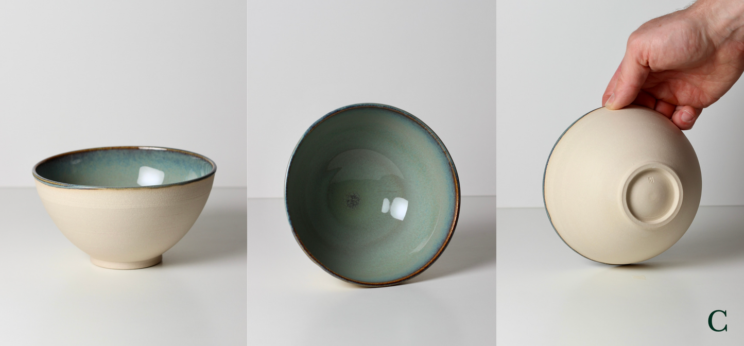 (NEW) Medium Bowl, Emerald